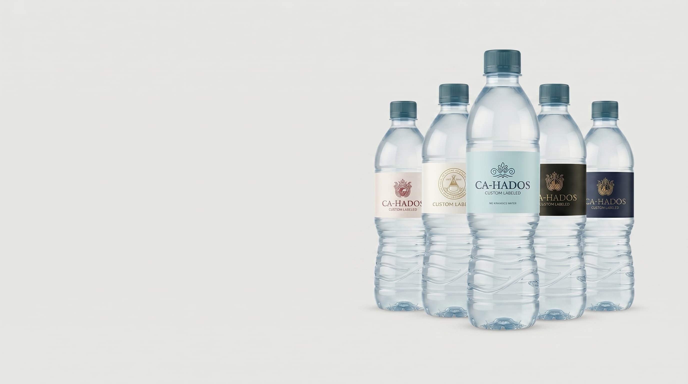 Custom branded bottle