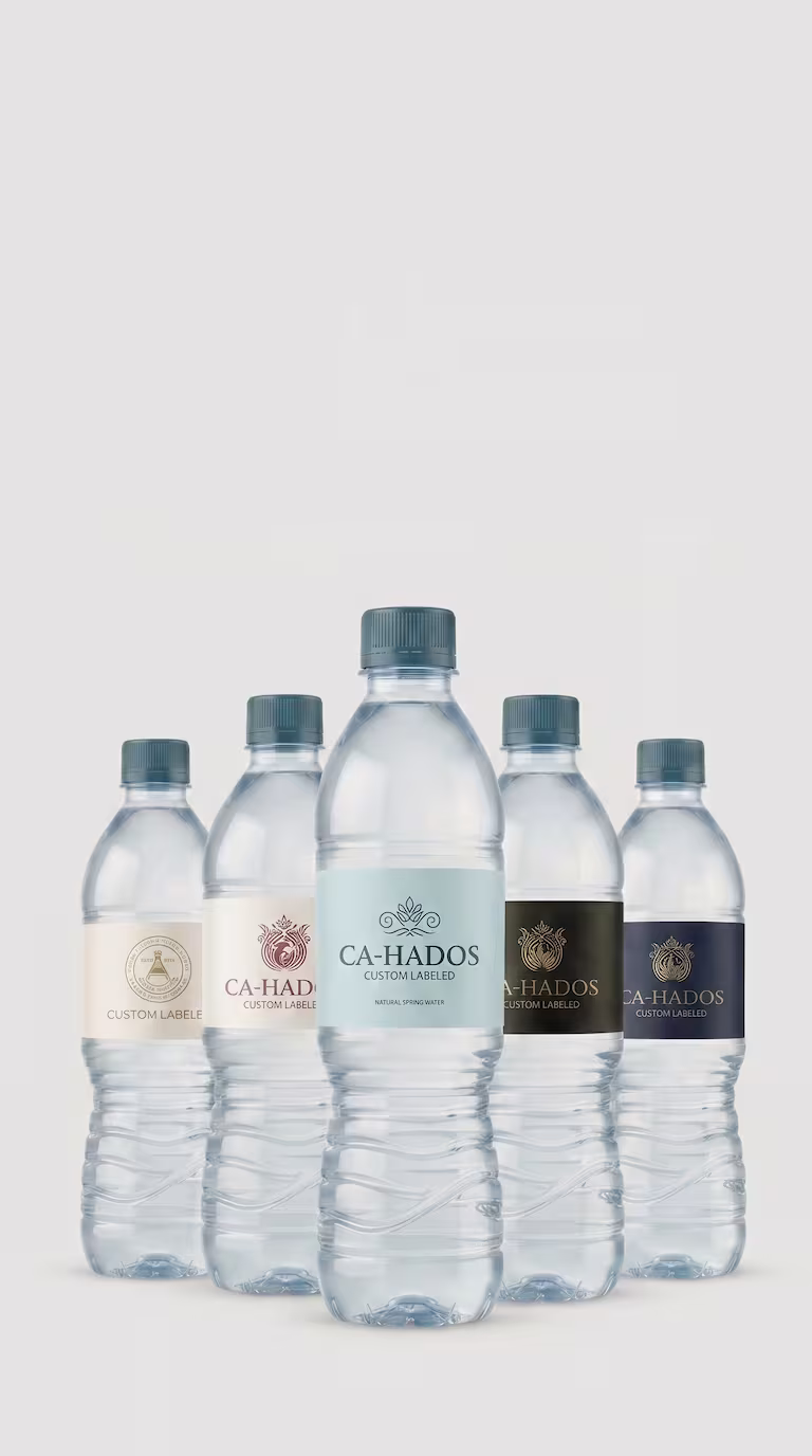 Custom branded bottle